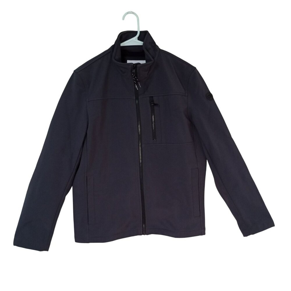 Calvin Klein Mens Gray Softshell Jacket S